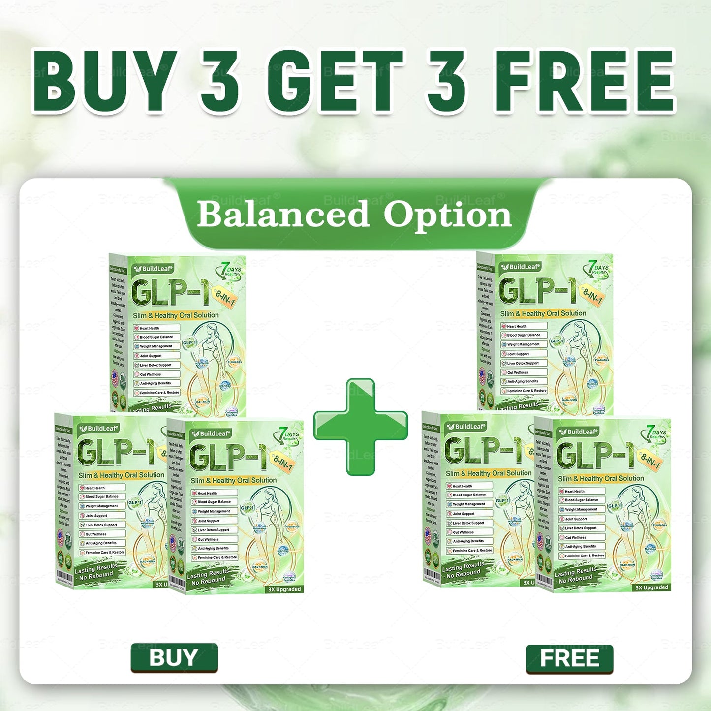 โค๏ธ๐บ๐ธBuildLeafยฎ GLP-1 8-in-1 Slim & Healthy Oral Solution (Once a day, results in 7 days), With 100 Billion CFU Active Probiotics โ
Supports weight management, heart health, diabetes, gut & womenโs health, while firming skin & boosting energy.