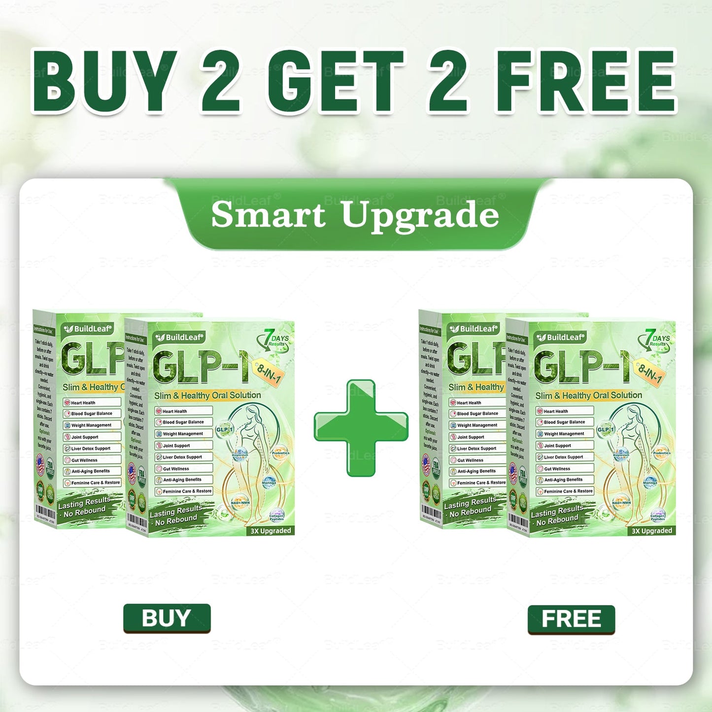 โค๏ธ๐บ๐ธBuildLeafยฎ GLP-1 8-in-1 Slim & Healthy Oral Solution (Once a day, results in 7 days), With 100 Billion CFU Active Probiotics โ
Supports weight management, heart health, diabetes, gut & womenโs health, while firming skin & boosting energy.