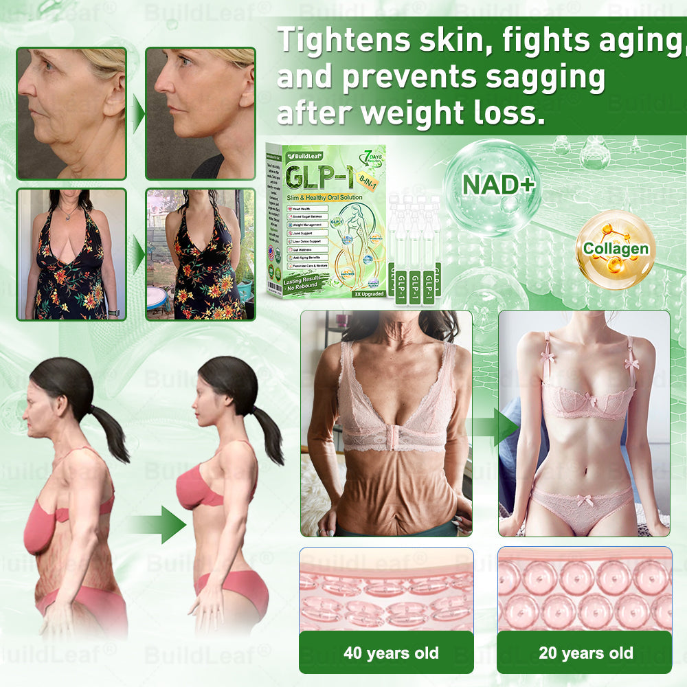 โค๏ธ๐บ๐ธBuildLeafยฎ GLP-1 8-in-1 Slim & Healthy Oral Solution (Once a day, results in 7 days), With 100 Billion CFU Active Probiotics โ
Supports weight management, heart health, diabetes, gut & womenโs health, while firming skin & boosting energy.